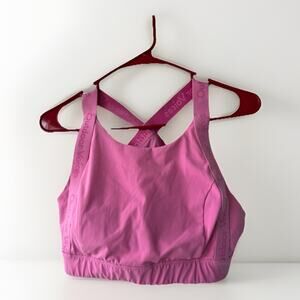 Disney Parks Outdoor Voices Pink Minnie Snacks Sports Bra L